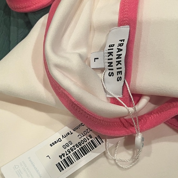 Frankie’s Bikini Quinn Terry Midi Dress in Strawberry Shortcake - Picture 14 of 14